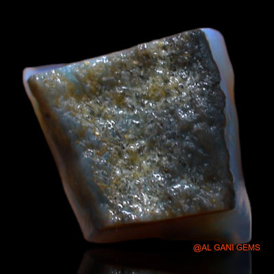 Natural Fire Opal Gemstone 4.00 Cts Loose Fancy Rough From Australia 9x9x6 mm RB-613