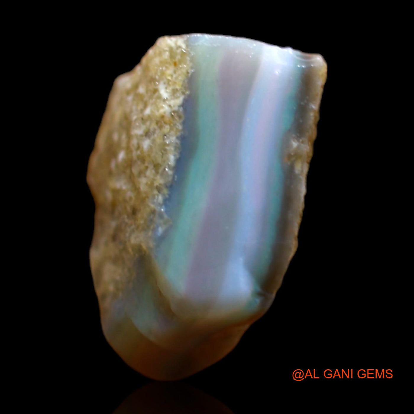 Natural Fire Opal Gemstone 4.00 Cts Loose Fancy Rough From Australia 10x9x6 mm RB-615