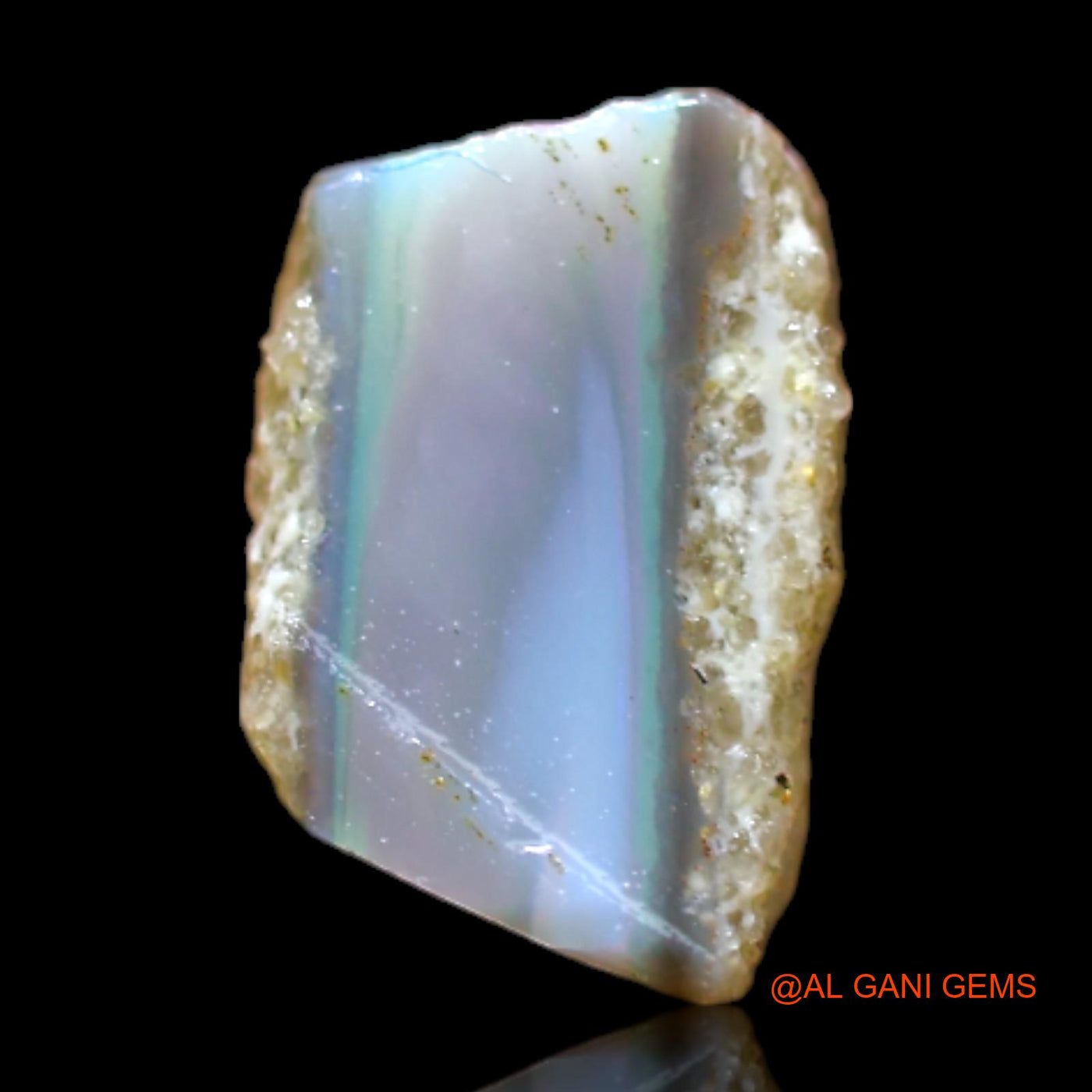 Natural Fire Opal Gemstone 4.00 Cts Loose Fancy Rough From Australia 10x9x6 mm RB-615