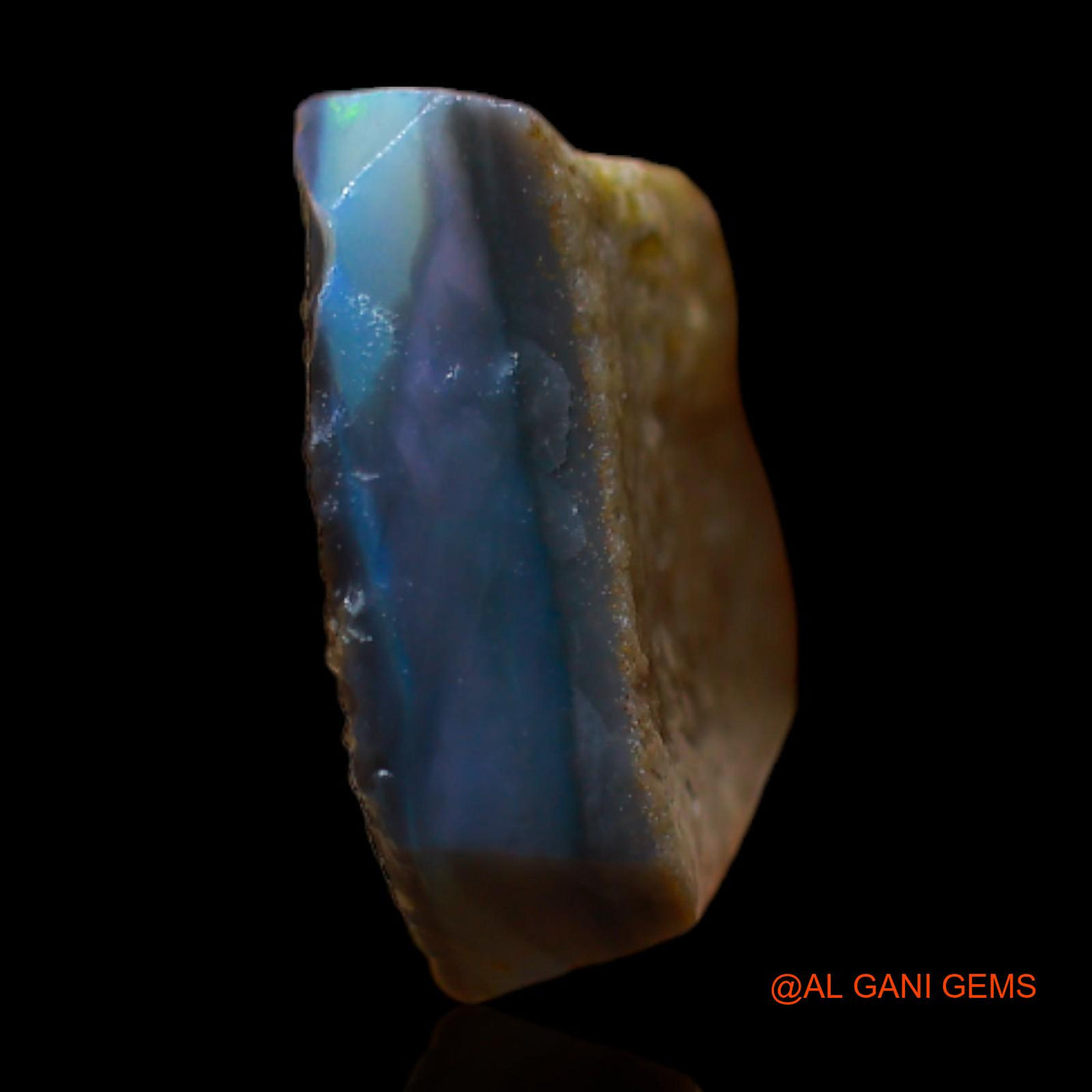 3.00 Cts Natural Australian Fire Opal Loose Gemstone Fancy Rough 11x10x4 mm RB-617