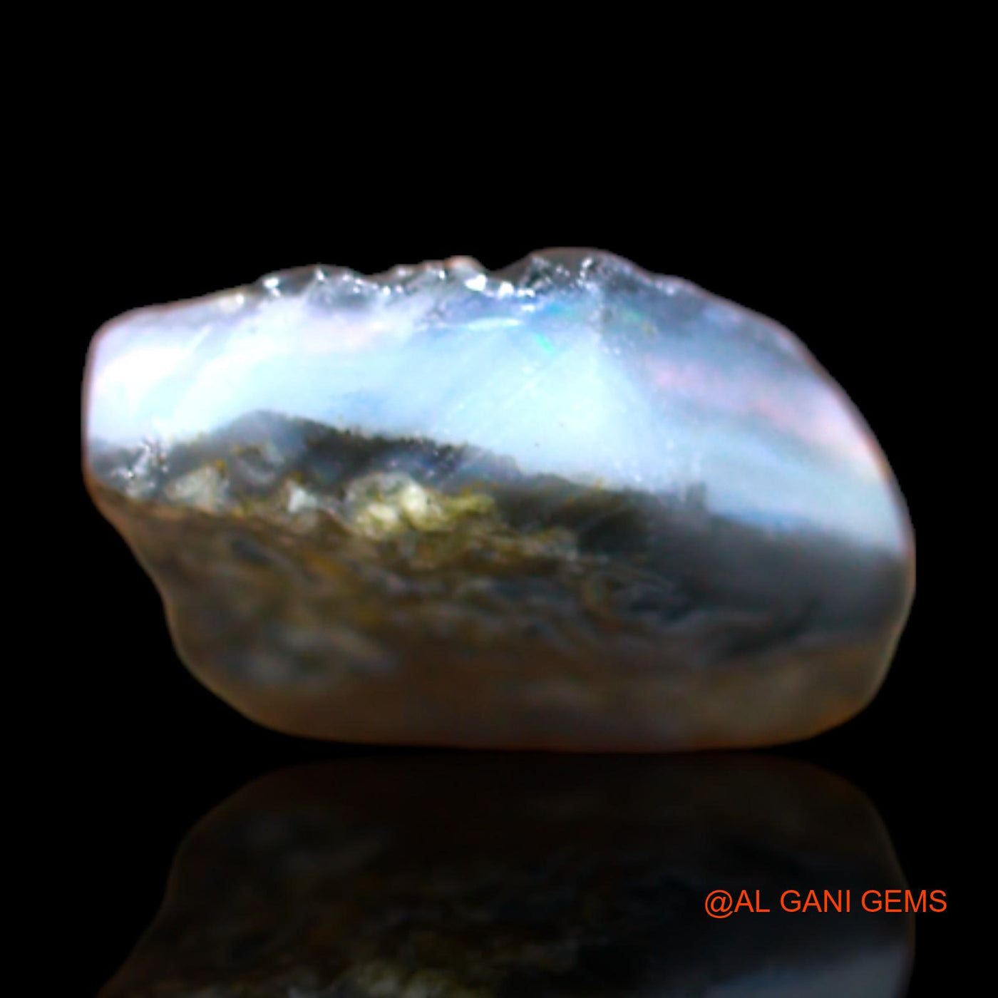 3.00 Cts Natural Australian Fire Opal Fancy Rough Loose Gemstone For Jewelry 9x9x4 mm RB-627