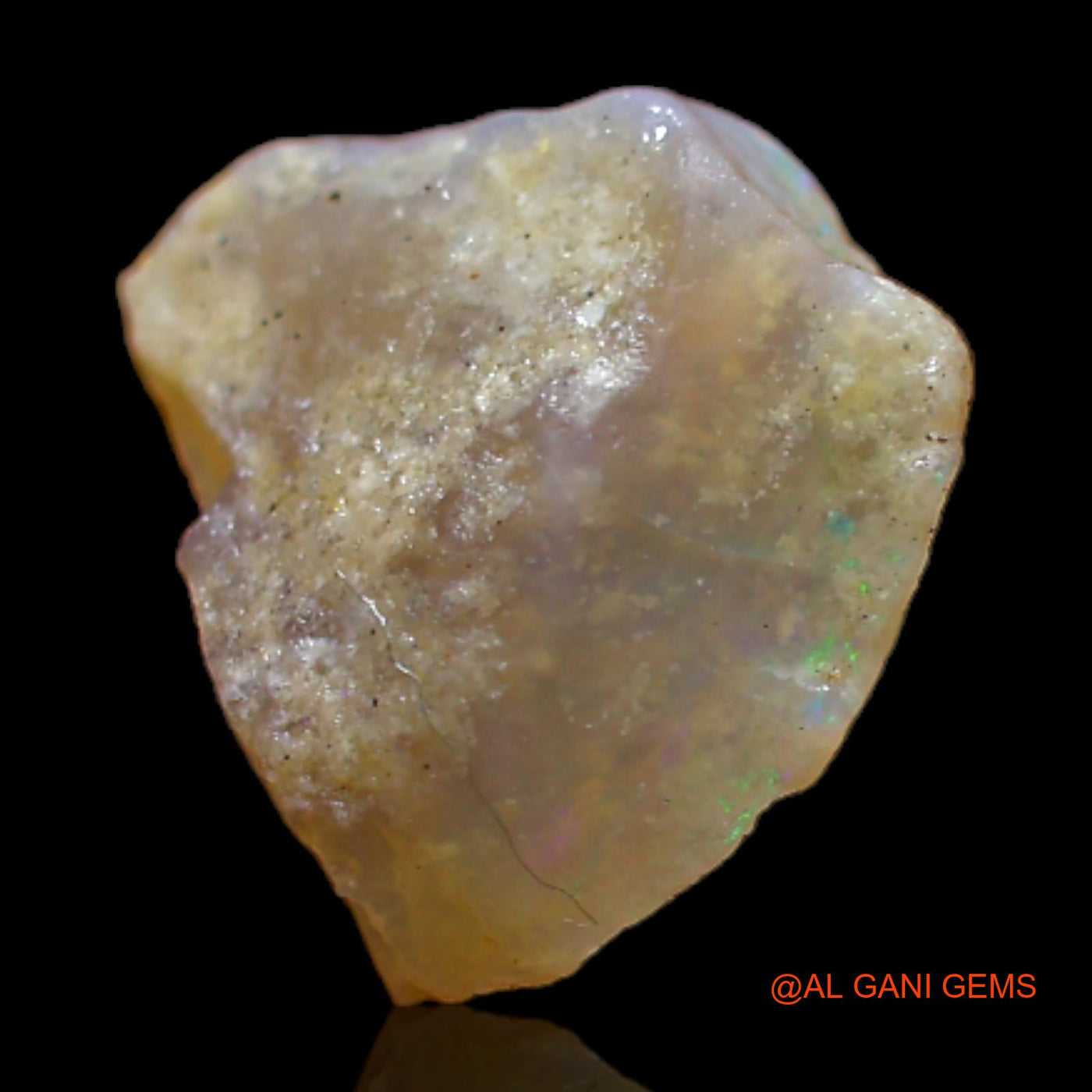 Natural Untreated Fire Opal Loose Gemstone Fancy Rough From Australia 2.60 Cts 11x9x5 mm RB-628