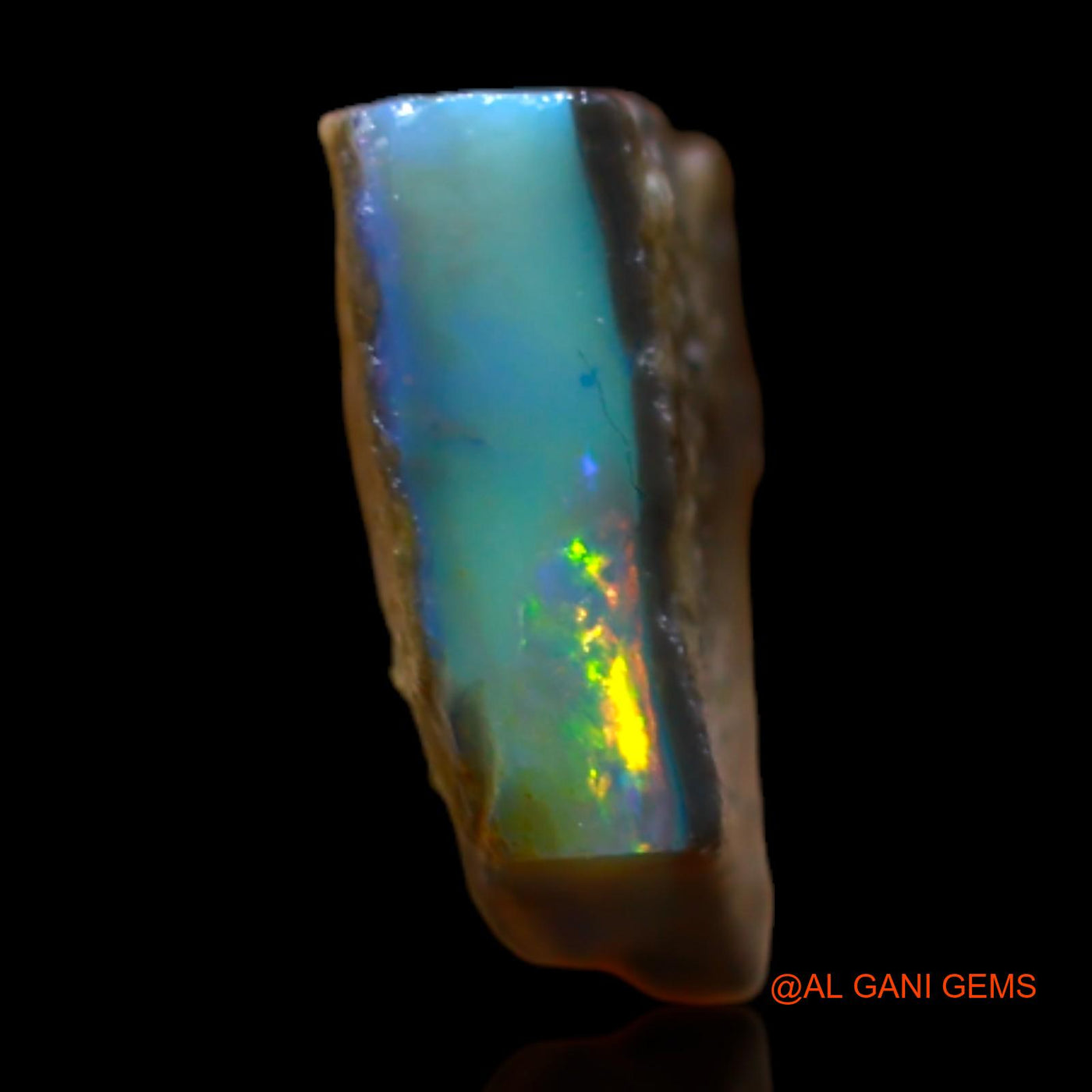2.00 Cts Unheated Australian Fire Opal Loose Gemstone Fancy Rough Natural 10x8x4 mm RB-630