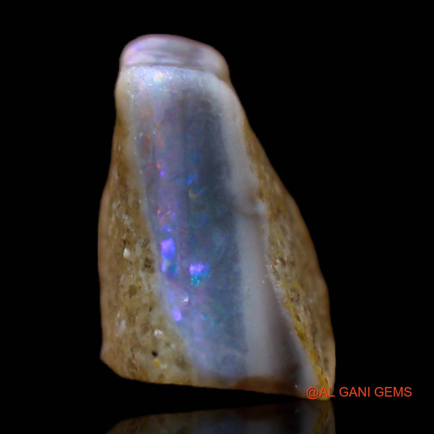 2.40 Cts Unheated Australian Fire Opal Loose Gemstone Fancy Rough Natural 9x7x6 mm RB-634