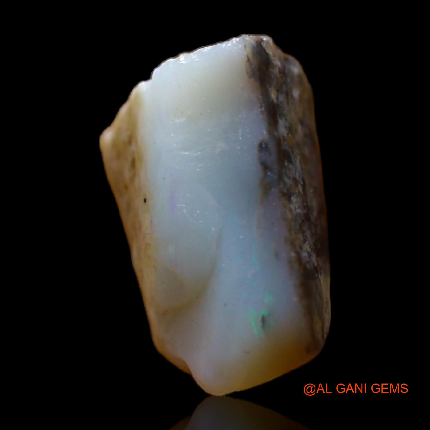 Natural Fire Opal Gemstone 2.30 Cts Loose Fancy Rough From Australia 9x7x6 mm RB-636