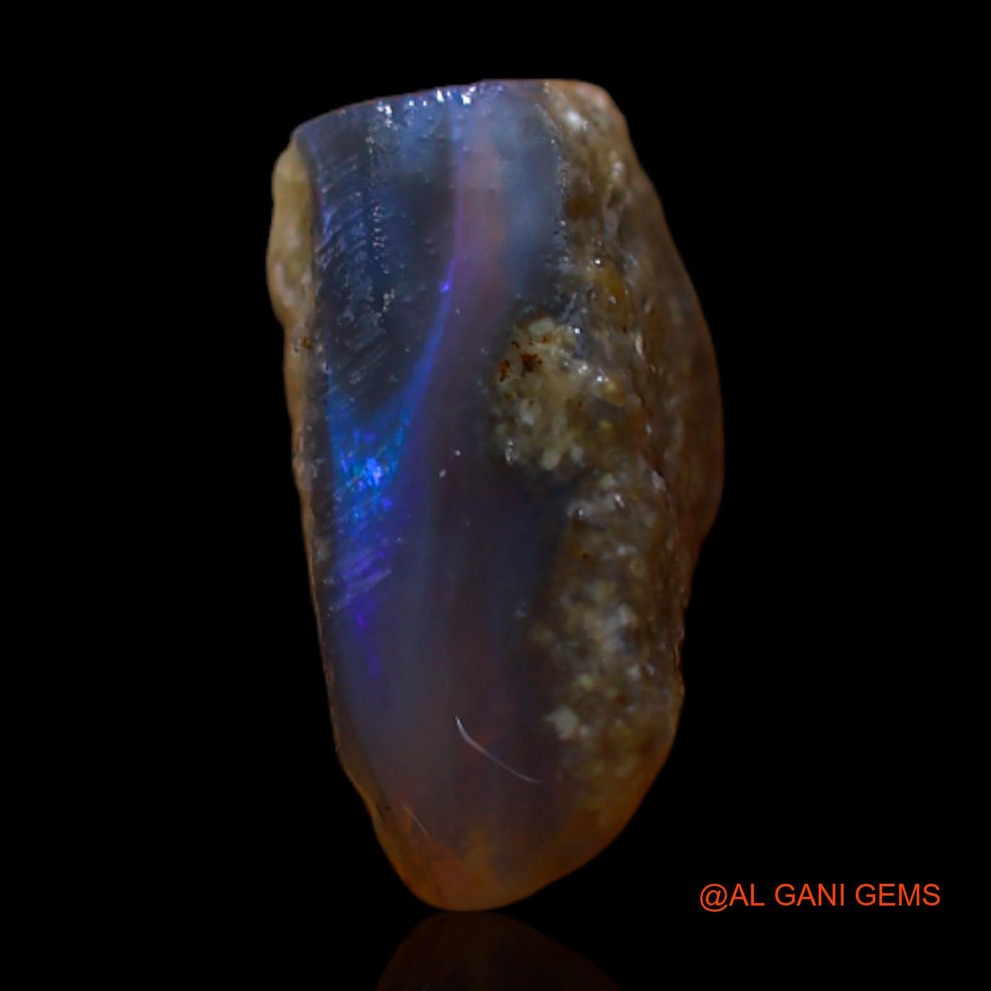 2.30 Cts Unheated Australian Fire Opal Loose Gemstone Fancy Rough Natural 10x6x5 mm RB-637
