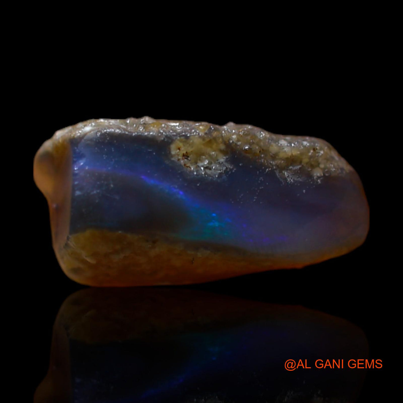 2.30 Cts Unheated Australian Fire Opal Loose Gemstone Fancy Rough Natural 10x6x5 mm RB-637