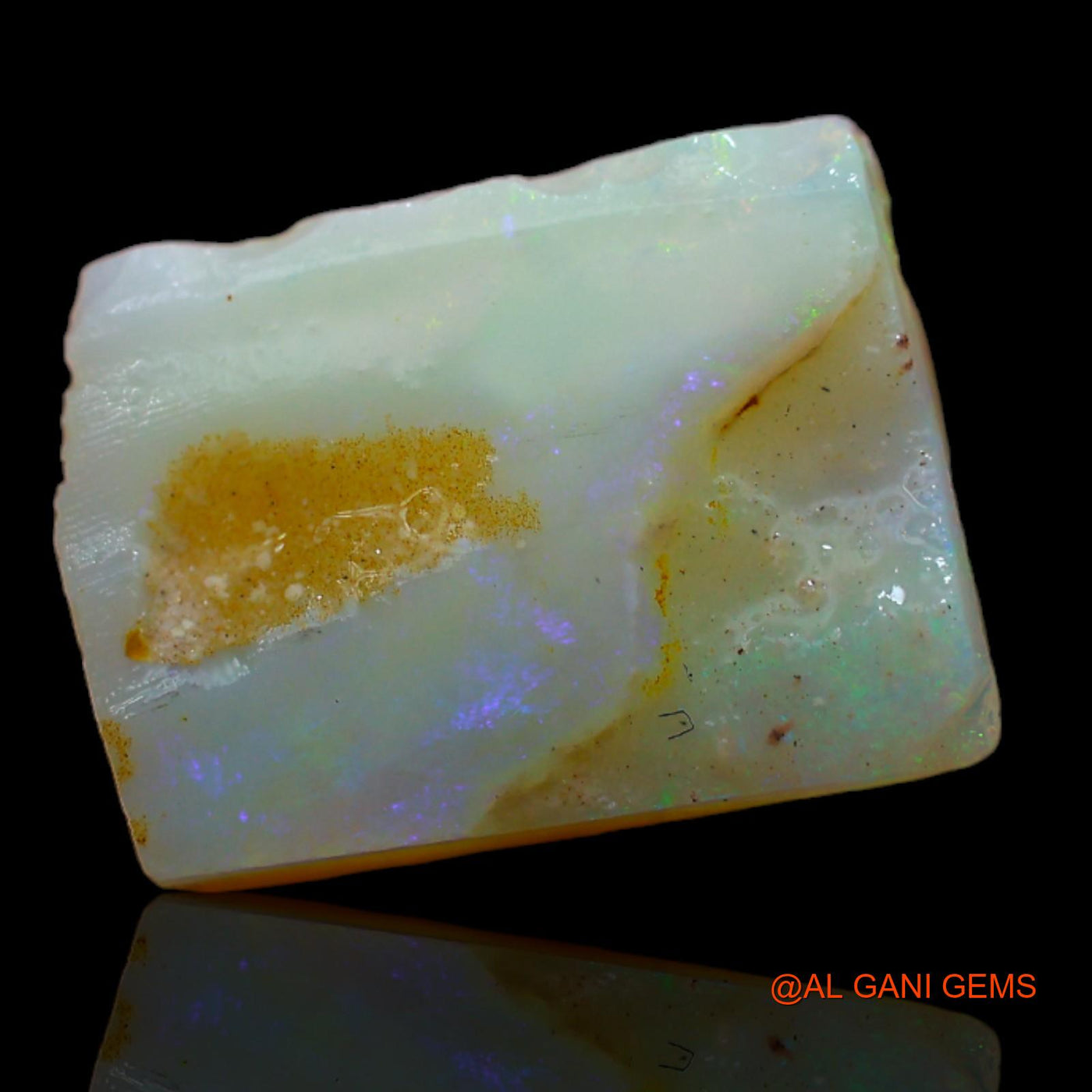 4.75 Cts Natural Australian Fire Opal Loose Gemstone Fancy Rough 14x11x4 mm RB-63