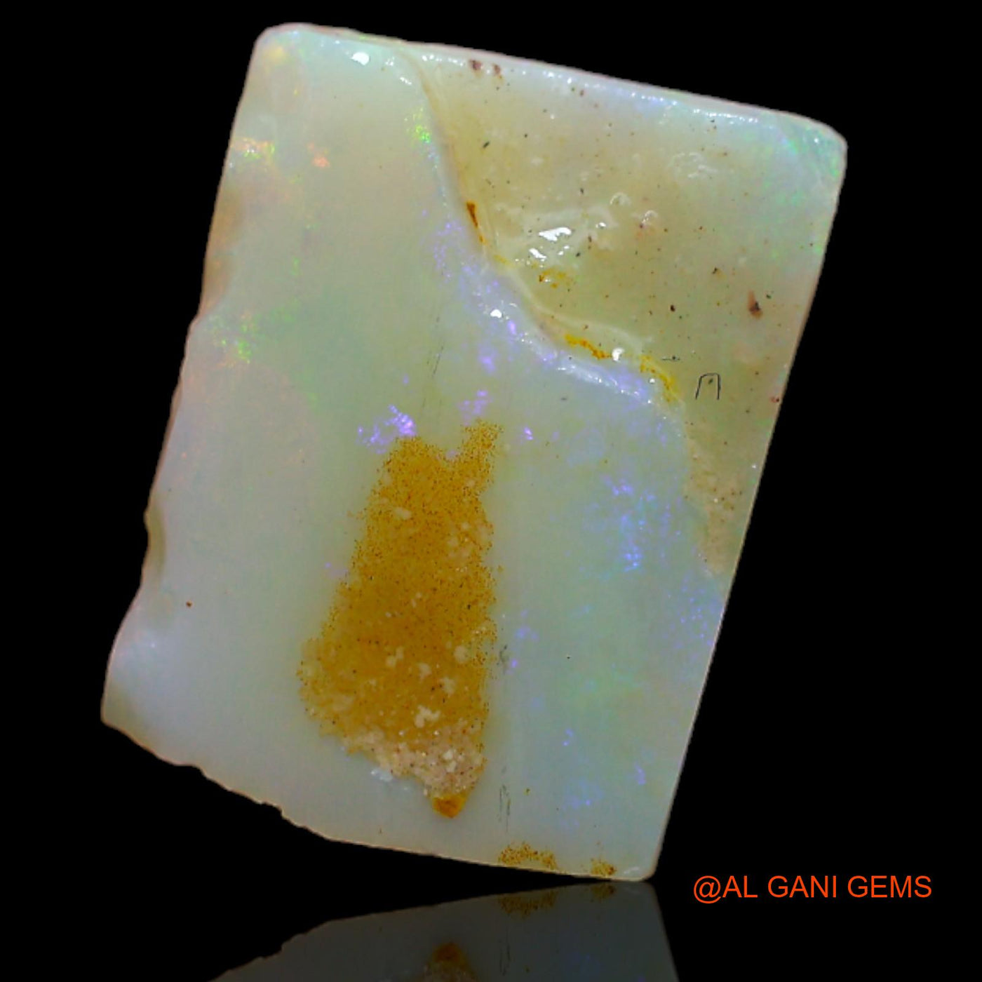 4.75 Cts Natural Australian Fire Opal Loose Gemstone Fancy Rough 14x11x4 mm RB-63