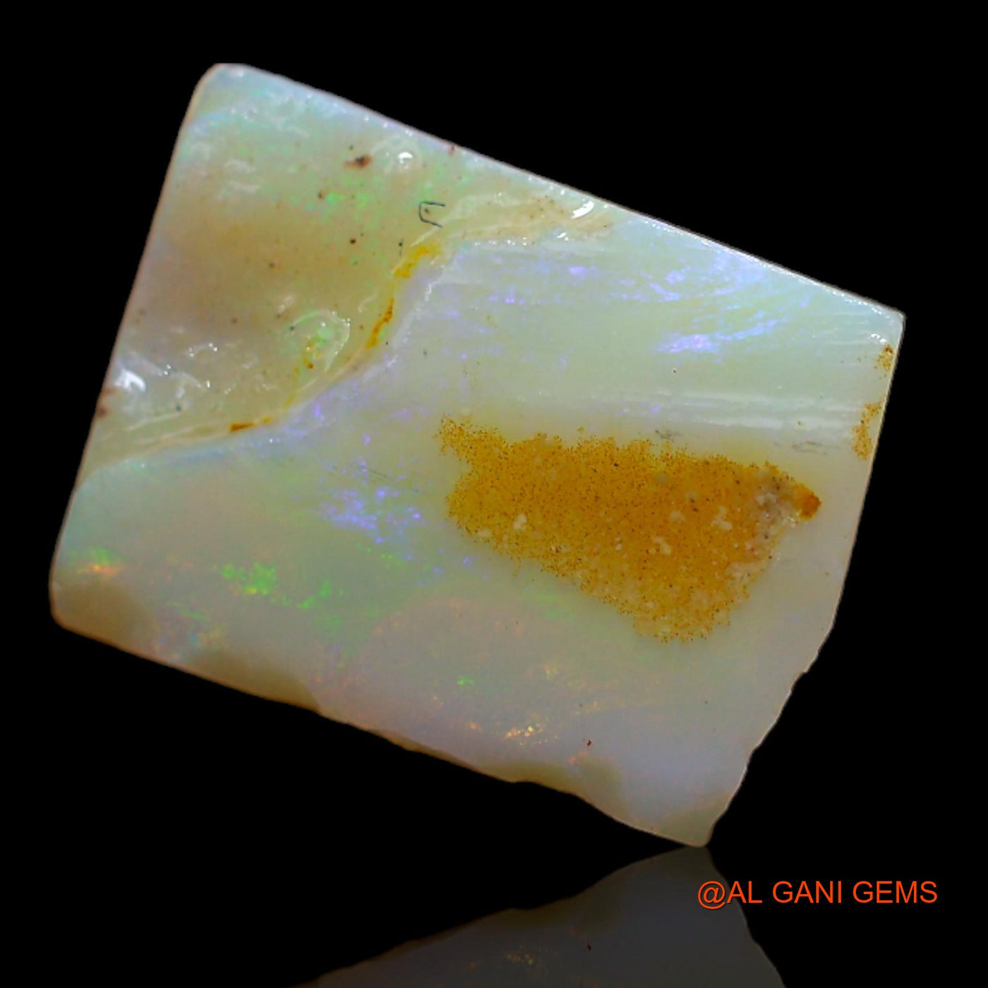 4.75 Cts Natural Australian Fire Opal Loose Gemstone Fancy Rough 14x11x4 mm RB-63