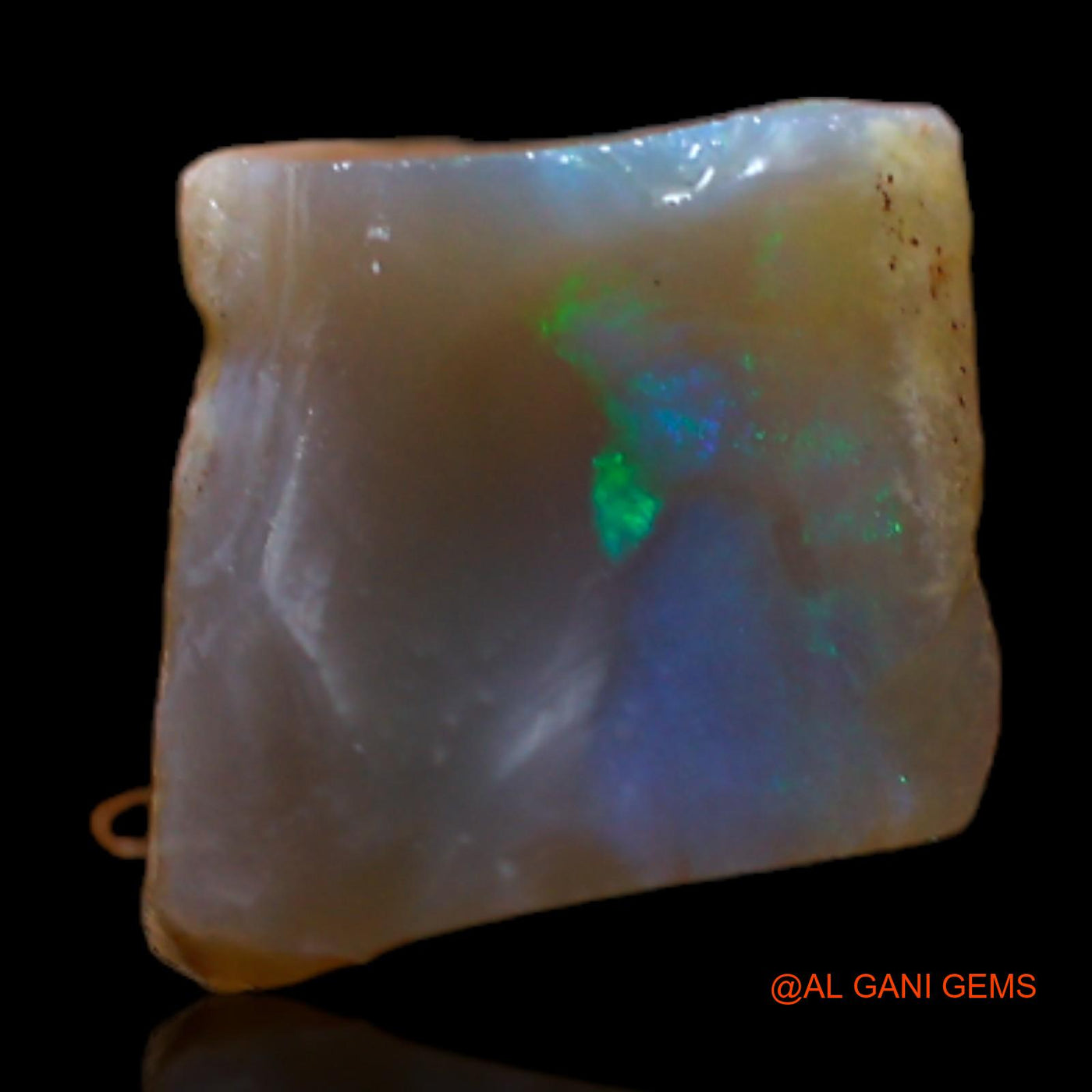 Natural Untreated Fire Opal Loose Gemstone Fancy Rough From Australia 2.00 Cts 7x7x5 mm RB-641