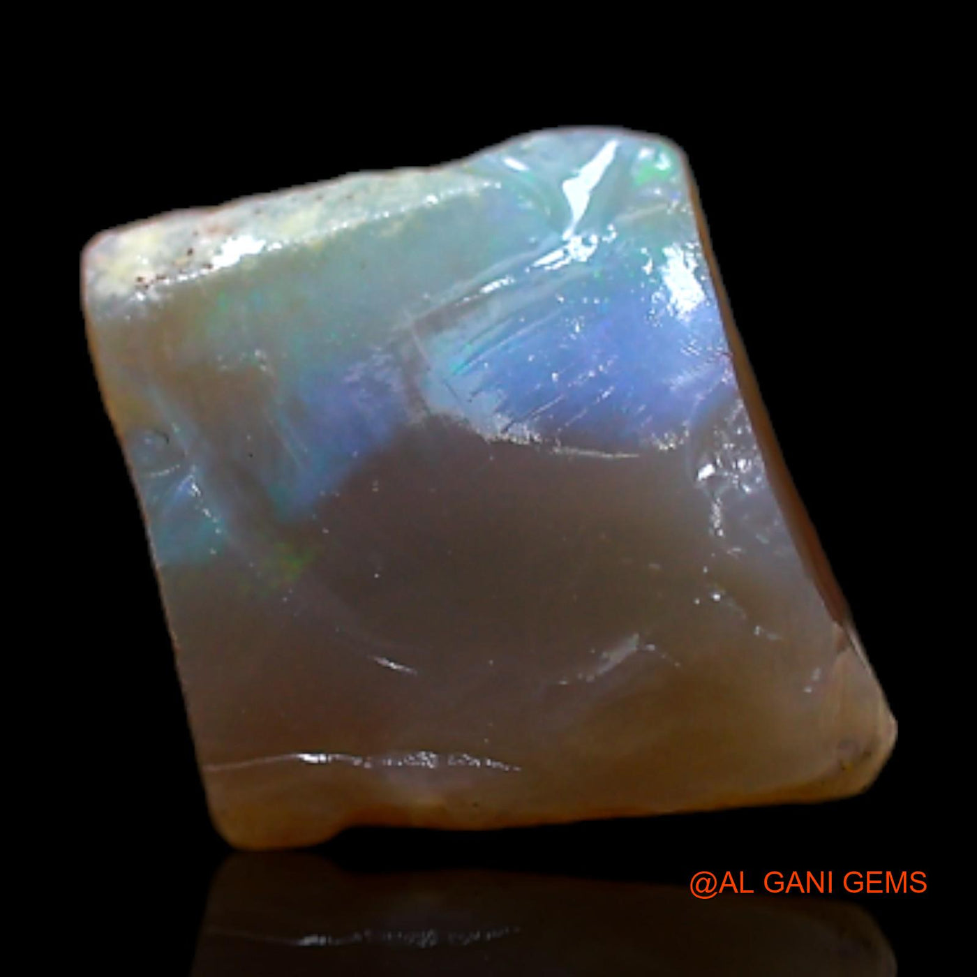 Natural Untreated Fire Opal Loose Gemstone Fancy Rough From Australia 2.00 Cts 7x7x5 mm RB-641