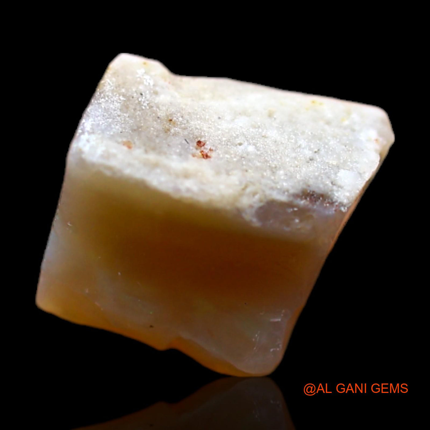 Natural Untreated Fire Opal Loose Gemstone Fancy Rough From Australia 2.00 Cts 7x7x5 mm RB-641