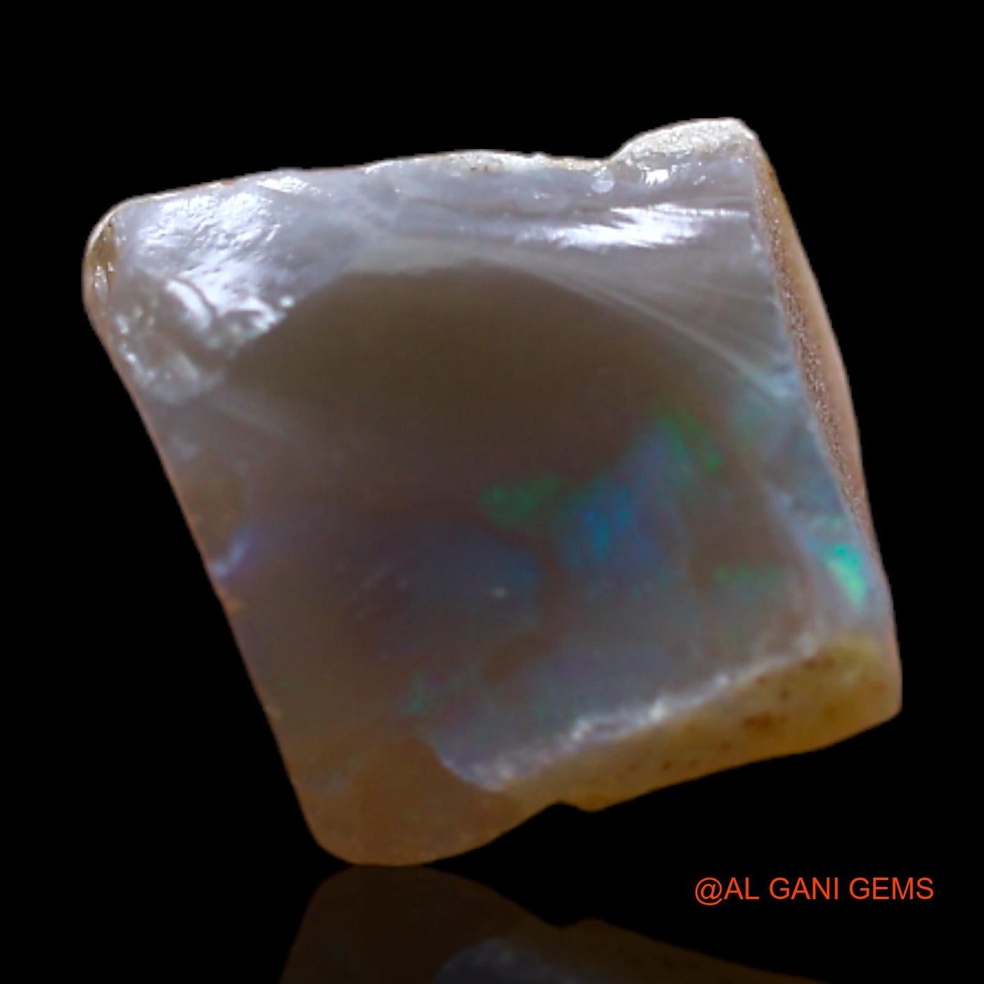 Natural Untreated Fire Opal Loose Gemstone Fancy Rough From Australia 2.00 Cts 7x7x5 mm RB-641