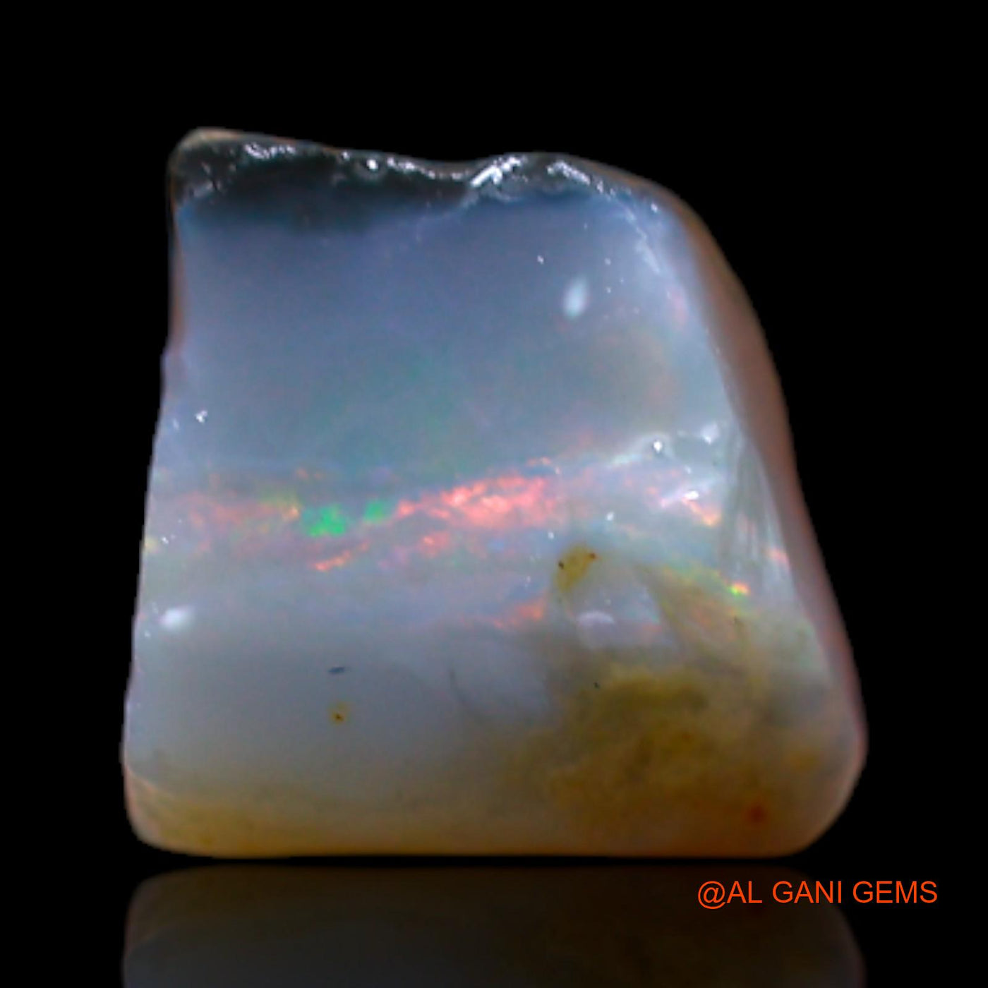 2.00 Cts Natural Australian Fire Opal Loose Gemstone Fancy Rough 8x7x5 mm RB-643