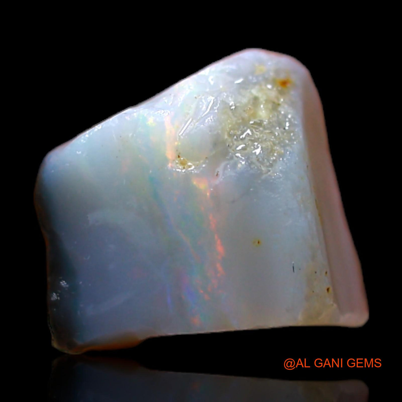 2.00 Cts Natural Australian Fire Opal Loose Gemstone Fancy Rough 8x7x5 mm RB-643