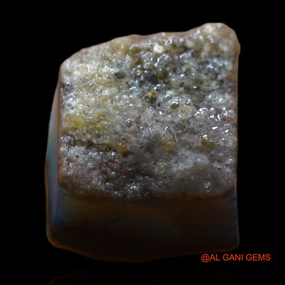 Natural Fire Opal Gemstone 1.80 Cts Loose Fancy Rough From Australia 8x7x4 mm RB-645