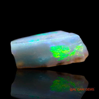 Natural Fire Opal Gemstone 1.00 Cts Loose Fancy Rough From Australia 9x5x3 mm RB-646