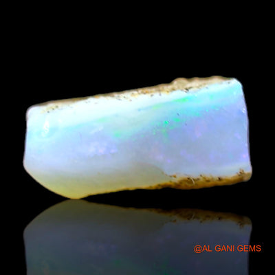 Natural Fire Opal Gemstone 1.50 Cts Loose Fancy Rough From Australia 8x6x4 mm RB-647