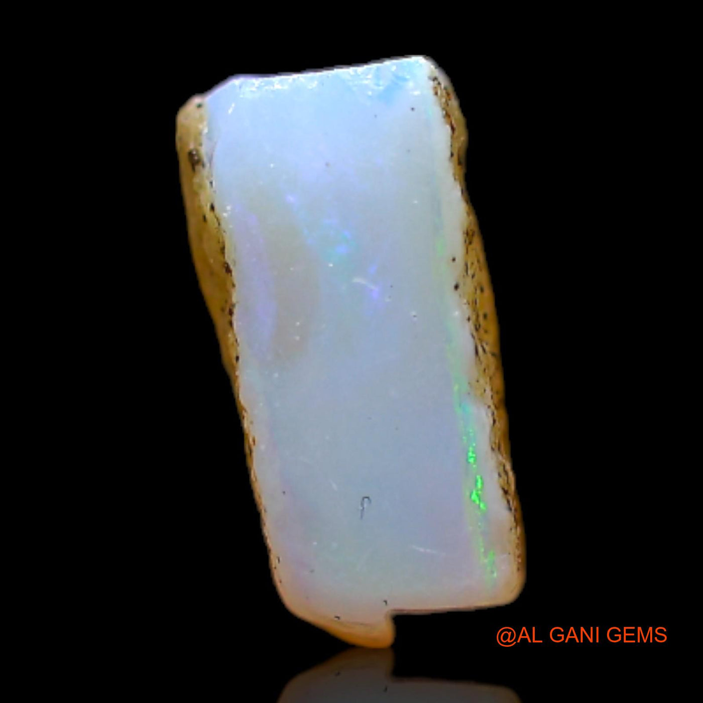 Natural Fire Opal Gemstone 1.50 Cts Loose Fancy Rough From Australia 8x6x4 mm RB-647