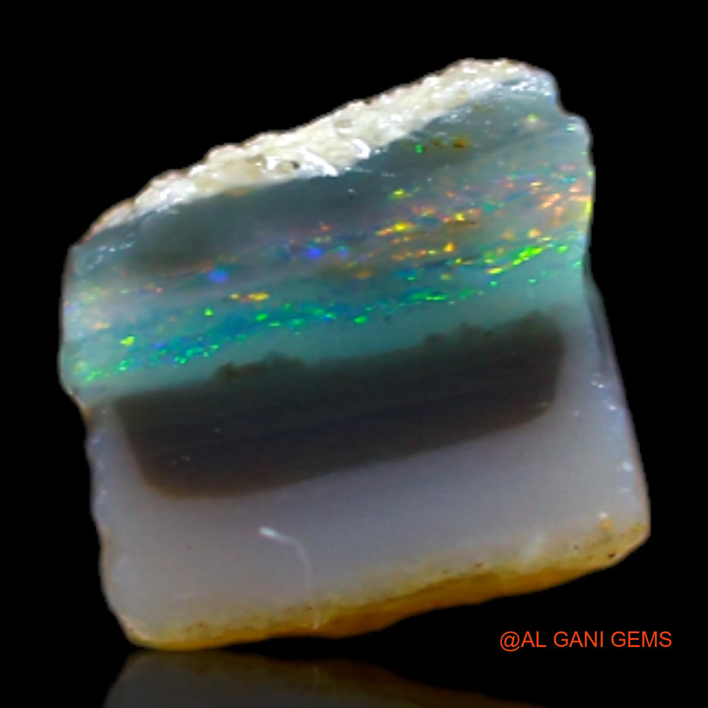 Natural Untreated Fire Opal Loose Gemstone Fancy Rough From Australia 1.40 Cts 6x5x5 mm RB-649