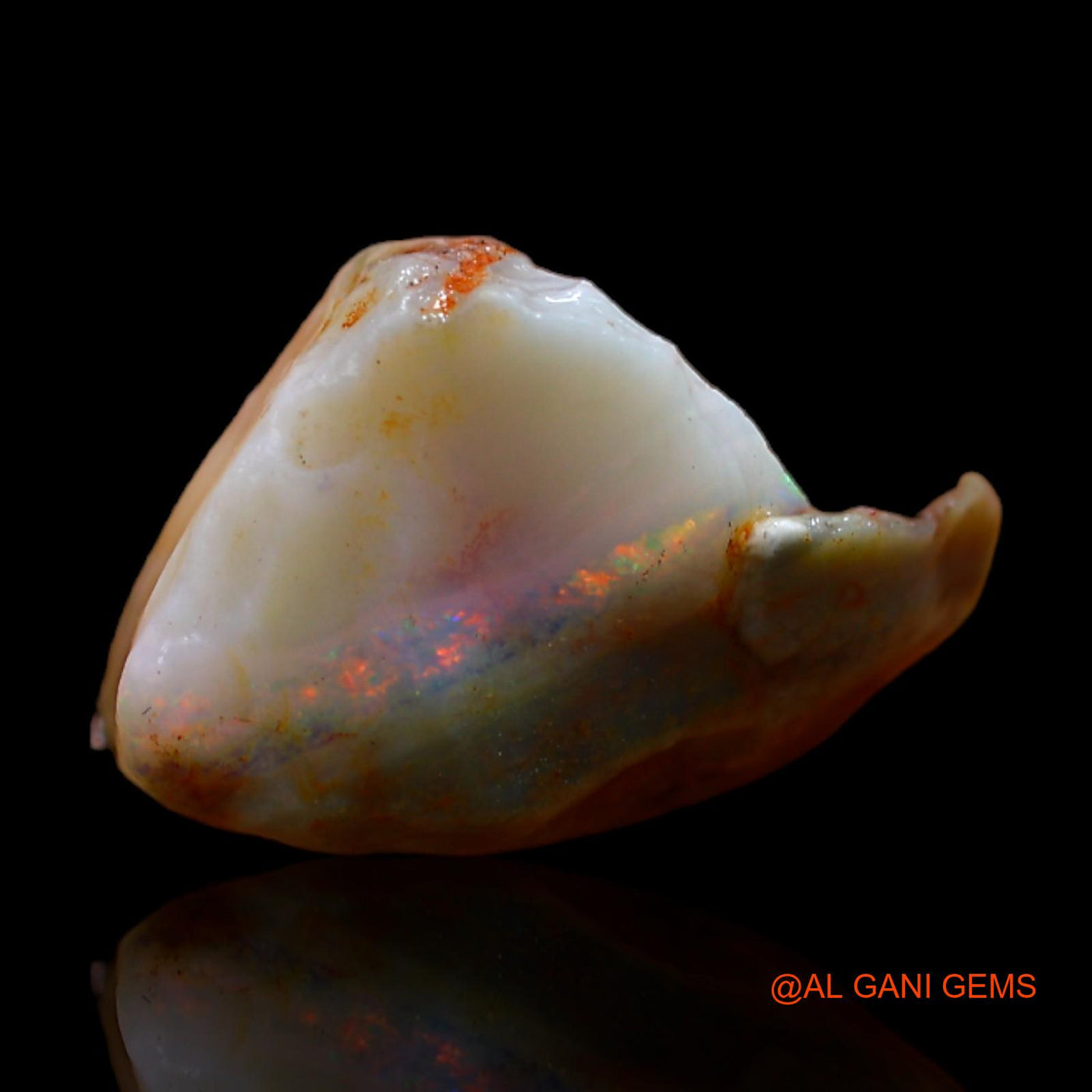9.00 Cts Natural Australian Fire Opal Loose Gemstone Fancy Rough 17x12x10 mm RB-652