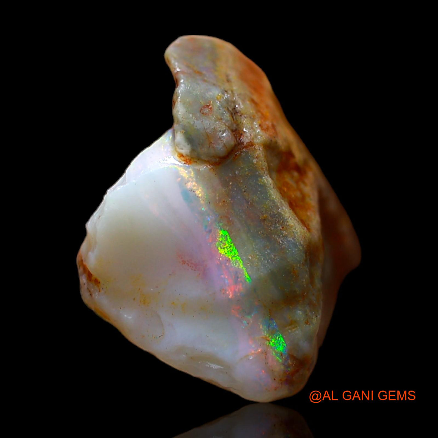 9.00 Cts Natural Australian Fire Opal Loose Gemstone Fancy Rough 17x12x10 mm RB-652