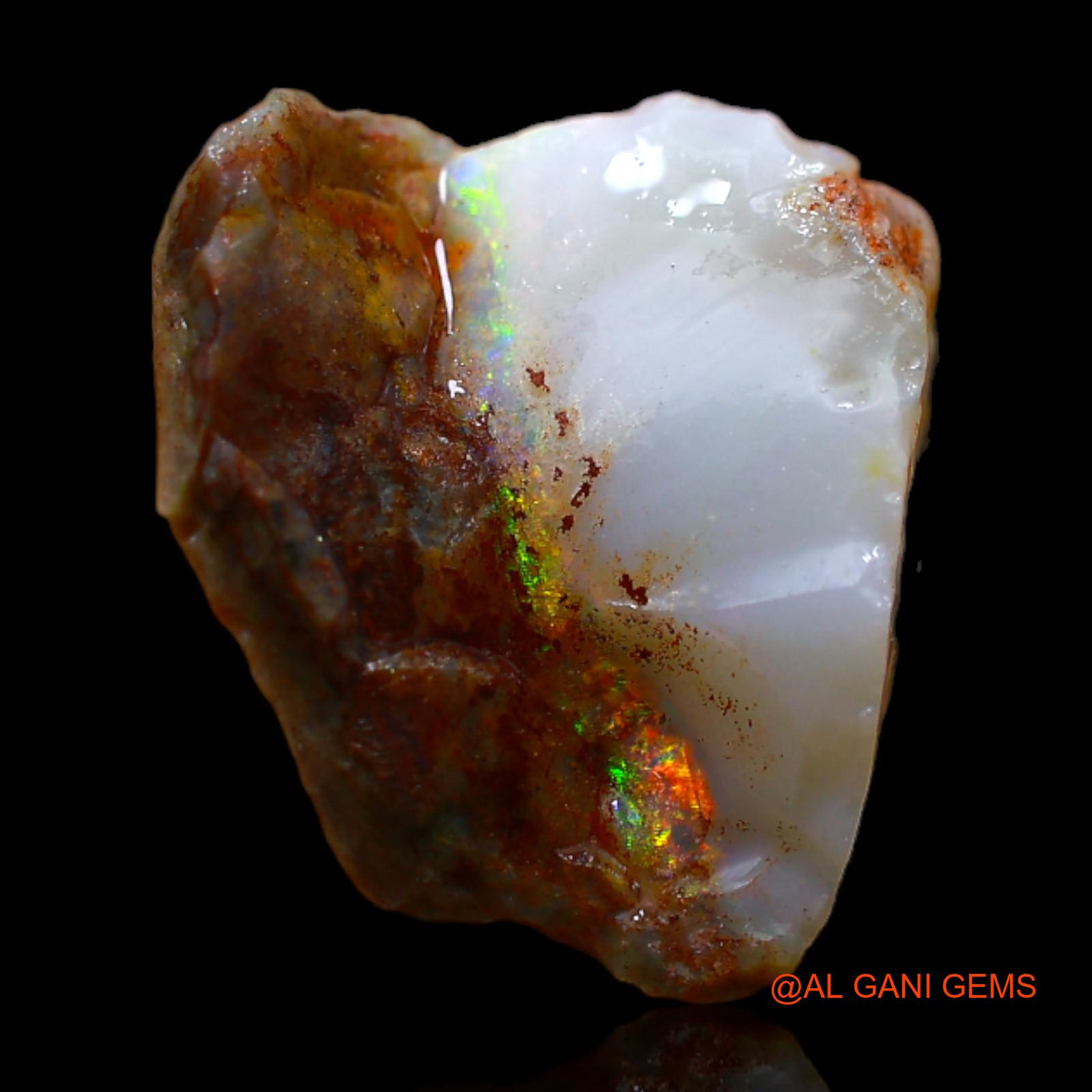 9.00 Cts Natural Australian Fire Opal Loose Gemstone Fancy Rough 17x12x10 mm RB-652