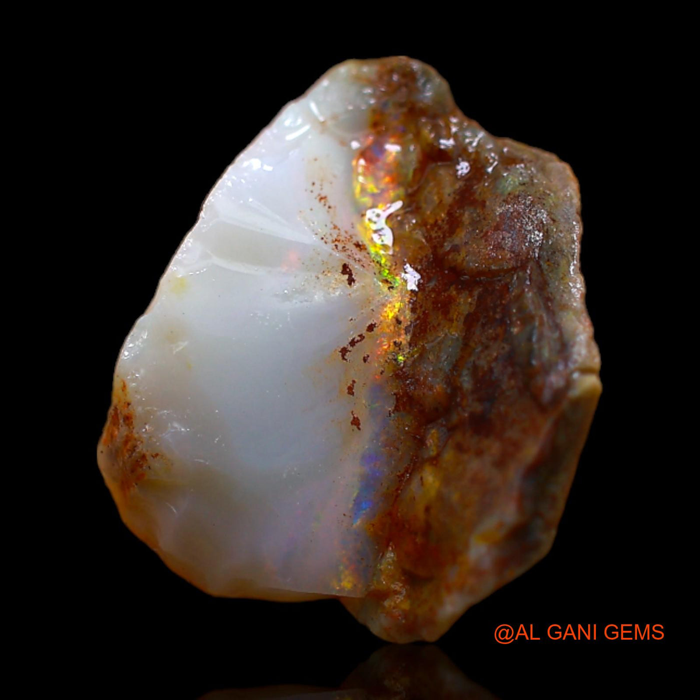 9.00 Cts Natural Australian Fire Opal Loose Gemstone Fancy Rough 17x12x10 mm RB-652