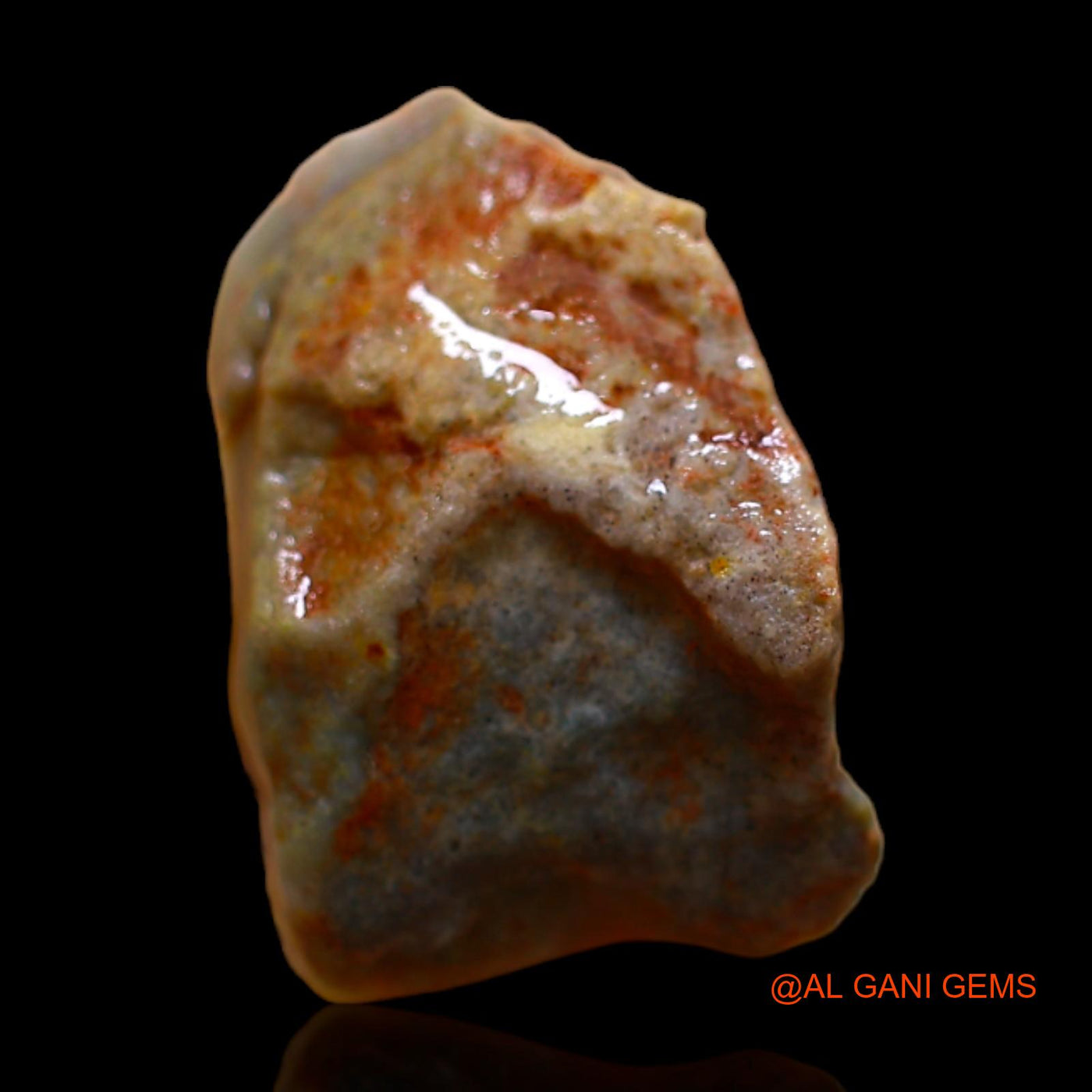 9.00 Cts Natural Australian Fire Opal Loose Gemstone Fancy Rough 17x12x10 mm RB-652