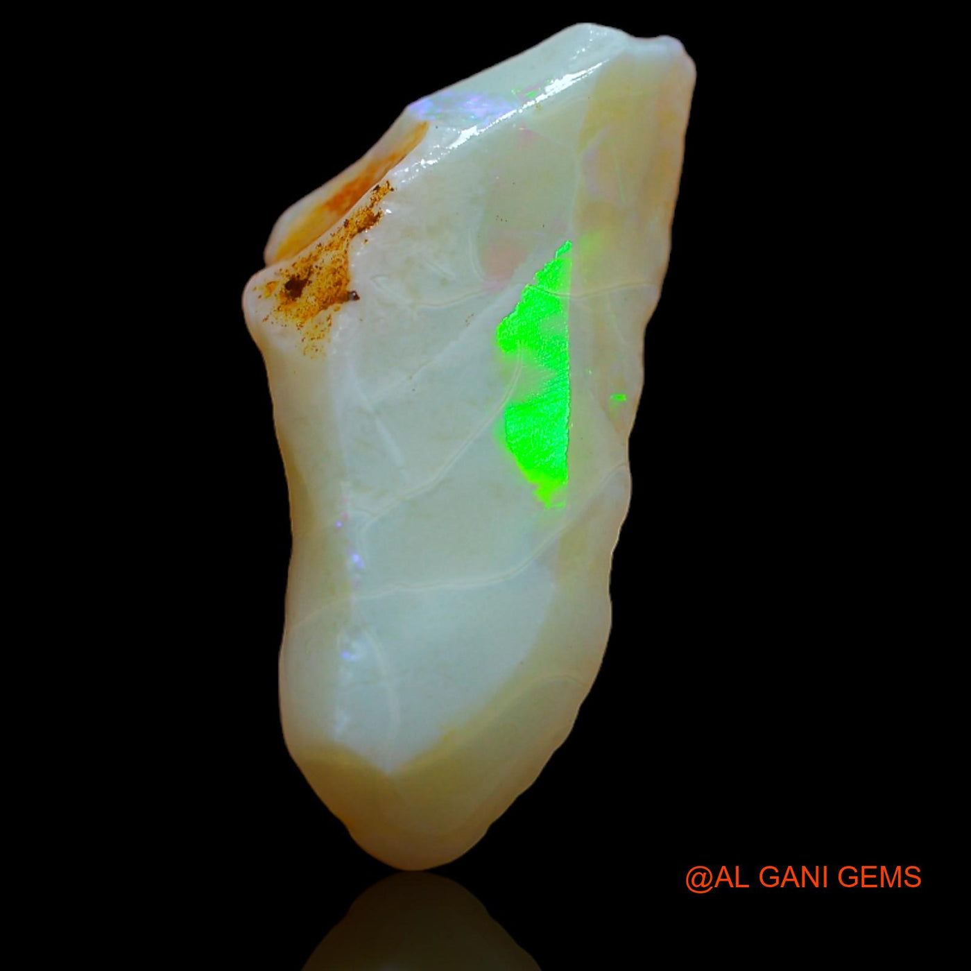 Natural Untreated Fire Opal Loose Gemstone Fancy Rough From Australia 5.45 Cts 21x10x5 mm RB-65