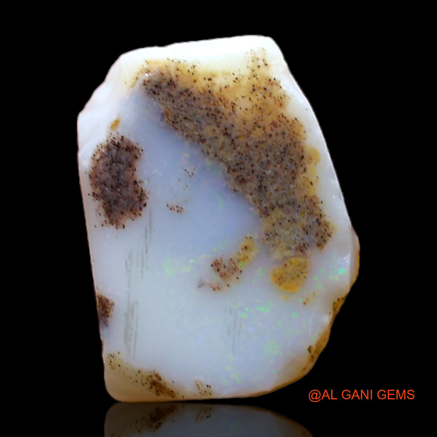 4.00 Cts Natural Australian Fire Opal Loose Gemstone Fancy Rough 13x10x4 mm RB-661