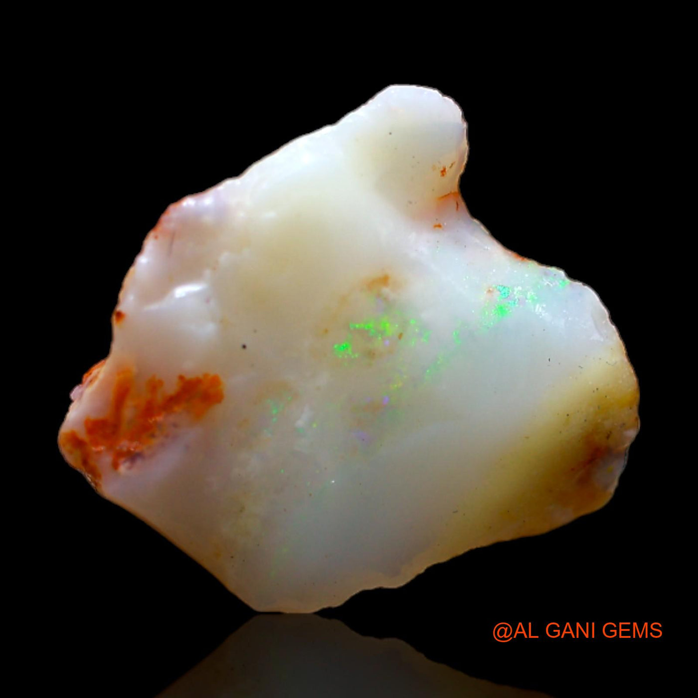 4.00 Cts Natural Australian Fire Opal Loose Gemstone Fancy Rough 13x12x5 mm RB-673