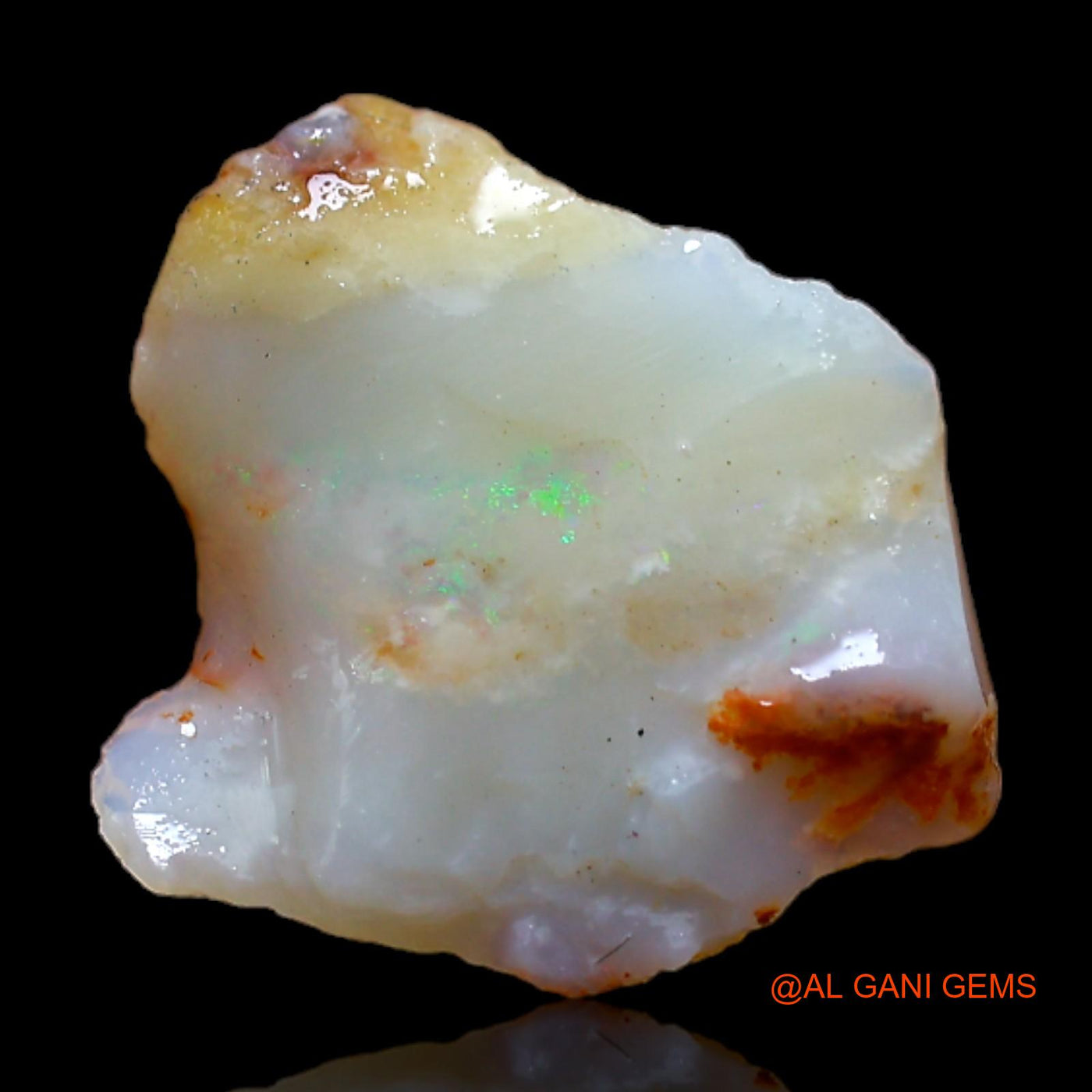 4.00 Cts Natural Australian Fire Opal Loose Gemstone Fancy Rough 13x12x5 mm RB-673