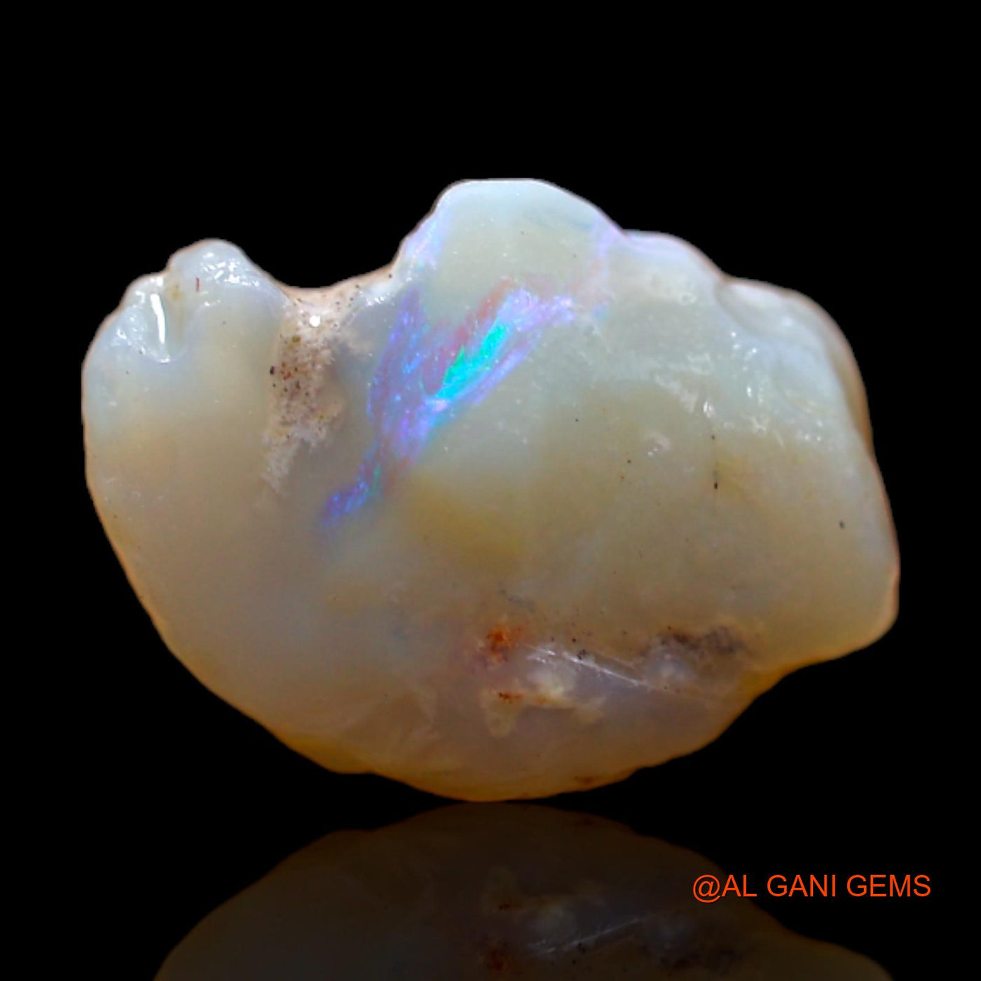 Natural Untreated Fire Opal Loose Gemstone Fancy Rough From Australia 5.00 Cts 17x12x9 mm RB-674