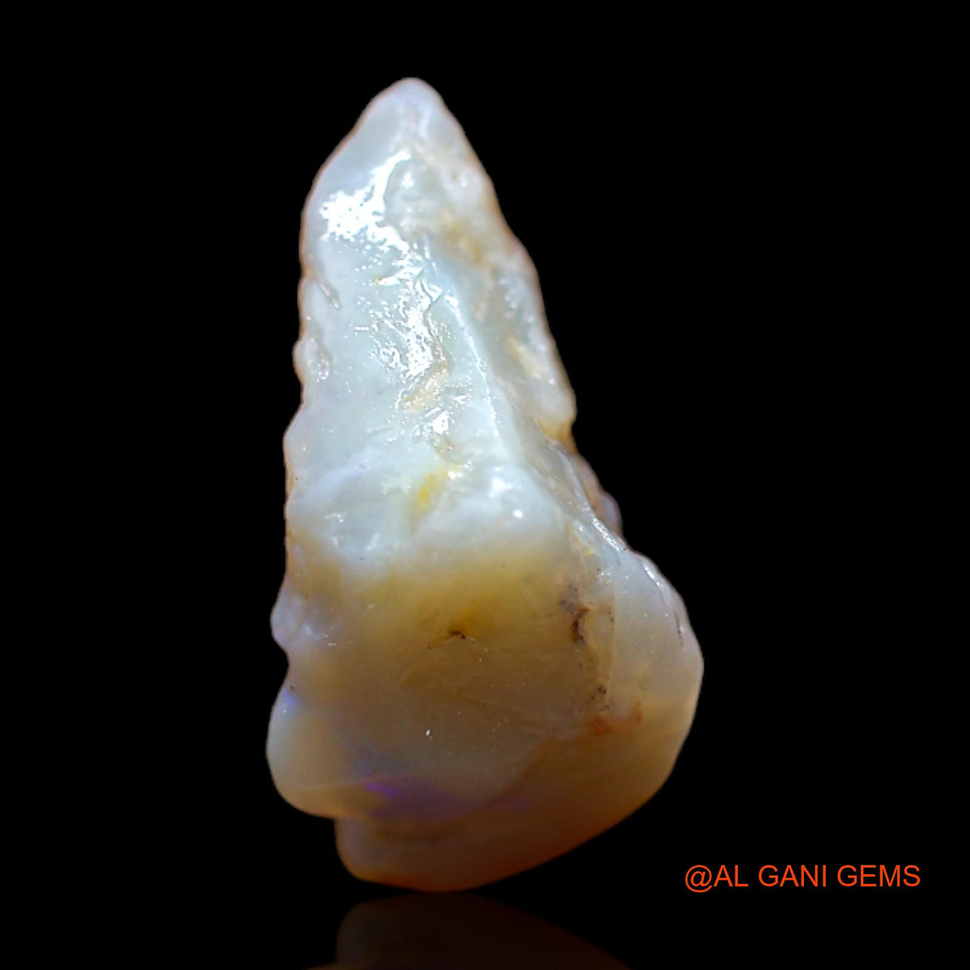 Natural Untreated Fire Opal Loose Gemstone Fancy Rough From Australia 5.00 Cts 17x12x9 mm RB-674