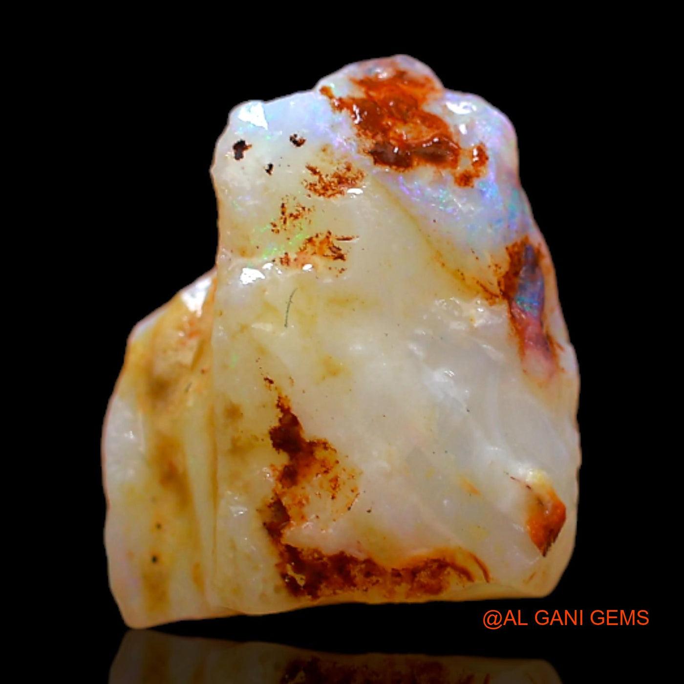 5.00 Cts Natural Australian Fire Opal Loose Gemstone Fancy Rough 13x11x7 mm RB-675
