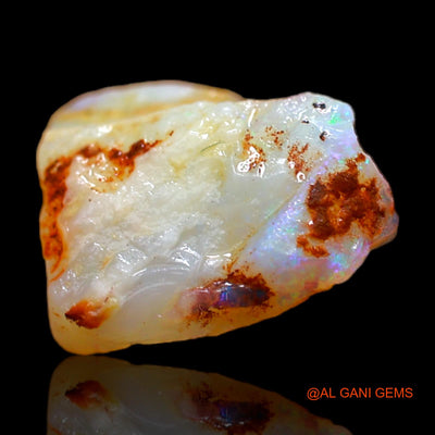 5.00 Cts Natural Australian Fire Opal Loose Gemstone Fancy Rough 13x11x7 mm RB-675