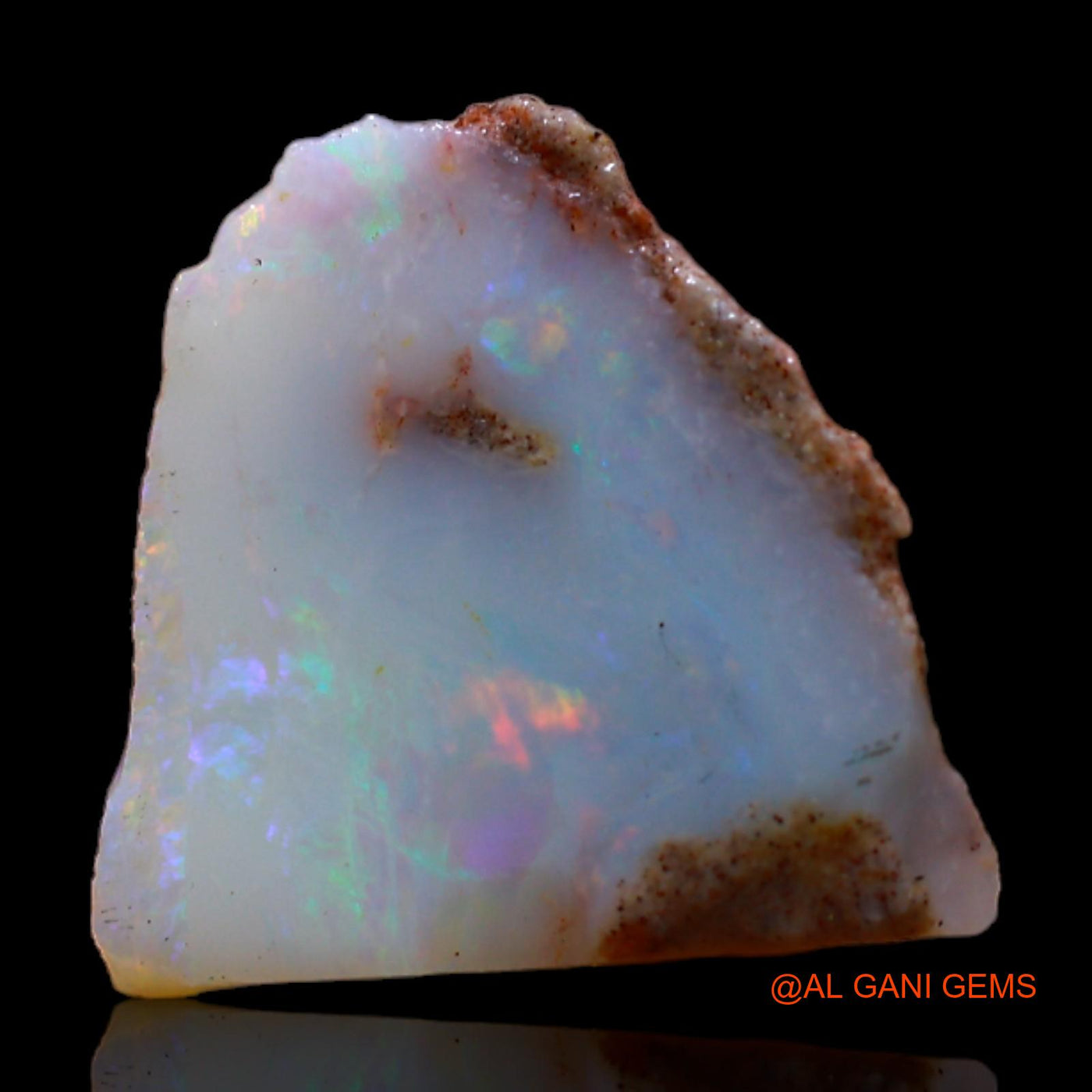 3.00 Cts Natural Australian Fire Opal Loose Gemstone Fancy Rough 14x13x4 mm RB-676