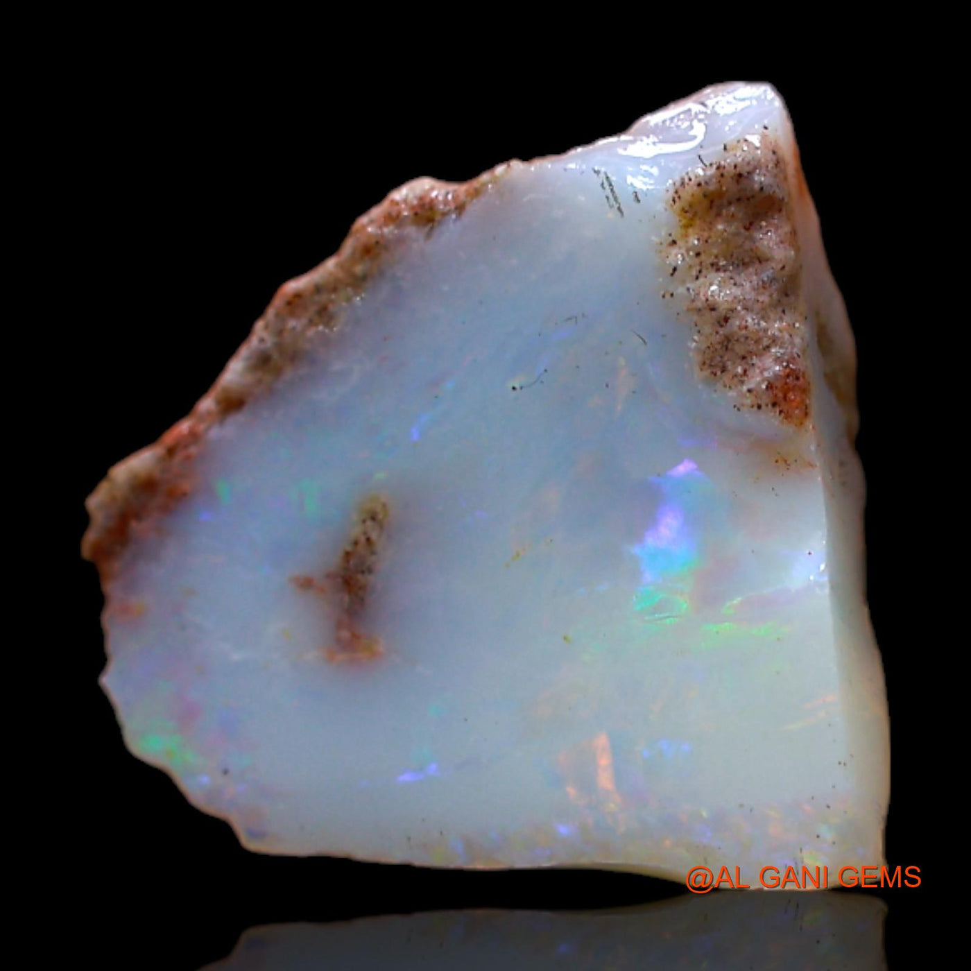 3.00 Cts Natural Australian Fire Opal Loose Gemstone Fancy Rough 14x13x4 mm RB-676
