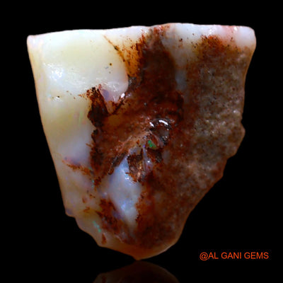 3.00 Cts Natural Australian Fire Opal Loose Gemstone Fancy Rough 14x13x4 mm RB-676