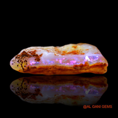 Natural Fire Opal Gemstone 4.00 Cts Loose Fancy Rough From Australia 17x10x5 mm RB-677