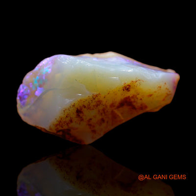Natural Fire Opal Gemstone 4.00 Cts Loose Fancy Rough From Australia 17x10x5 mm RB-677