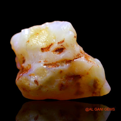5.00 Cts Natural Australian Fire Opal Loose Gemstone Fancy Rough 13x11x6 mm RB-678