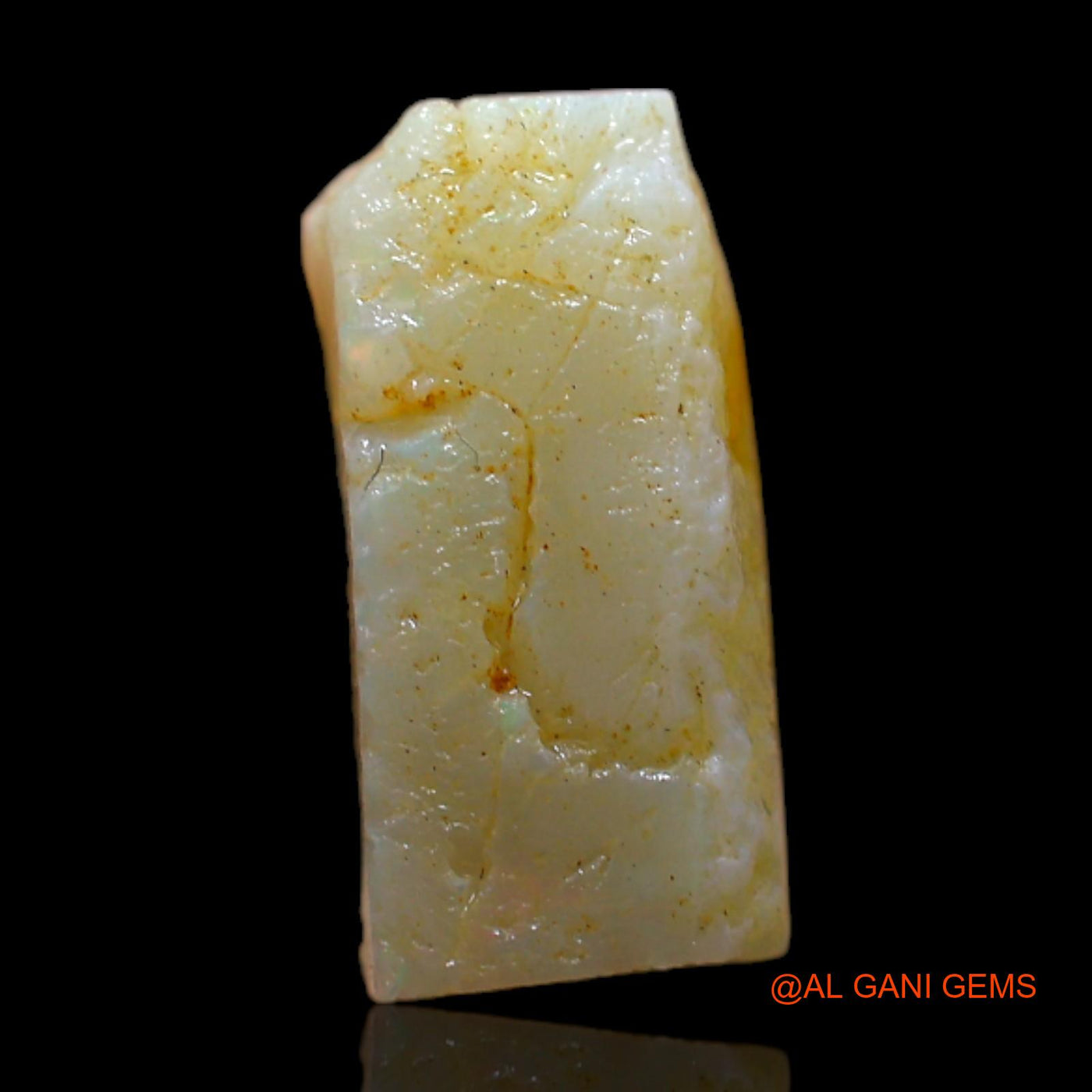 6.00 Cts Natural Australian Fire Opal Loose Gemstone Fancy Rough 14x7x7 mm RB-679
