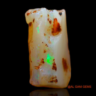 Natural Fire Opal Gemstone 4.00 Cts Loose Fancy Rough From Australia 12x9x5 mm RB-682
