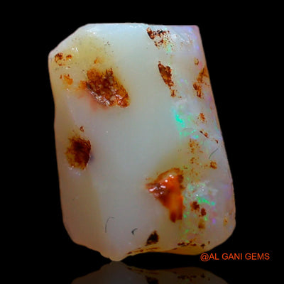 Natural Fire Opal Gemstone 4.00 Cts Loose Fancy Rough From Australia 12x9x5 mm RB-682