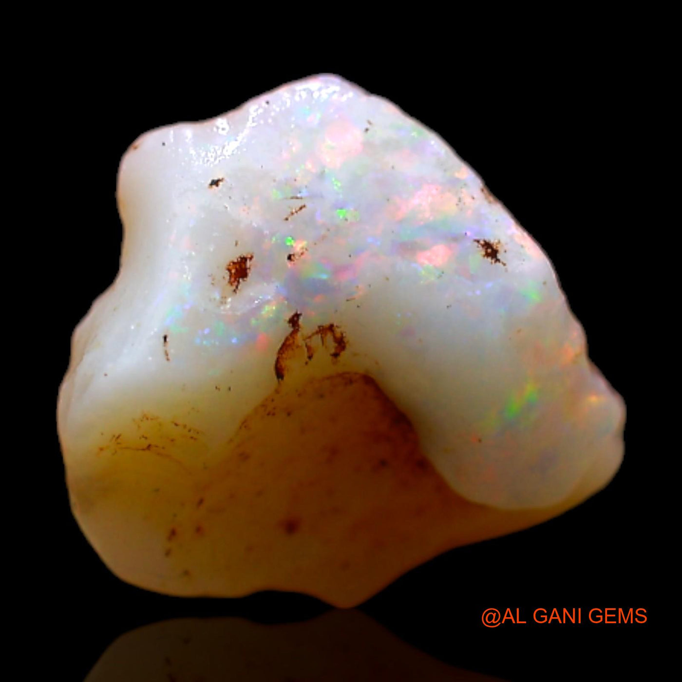 4.00 Cts Natural Australian Fire Opal Loose Gemstone Fancy Rough 16x9x8 mm RB-695