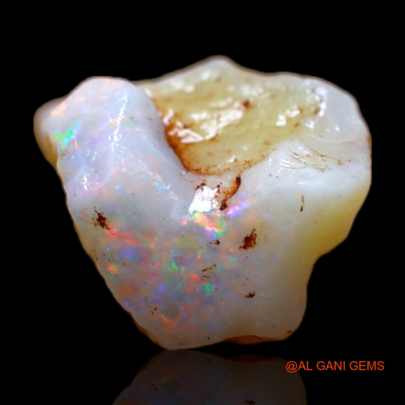 4.00 Cts Natural Australian Fire Opal Loose Gemstone Fancy Rough 16x9x8 mm RB-695