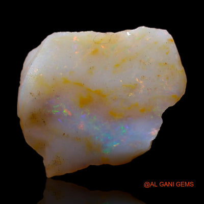 Natural Untreated Fire Opal Loose Gemstone Fancy Rough From Australia 2.60 Cts 14x11x2 mm RB-696